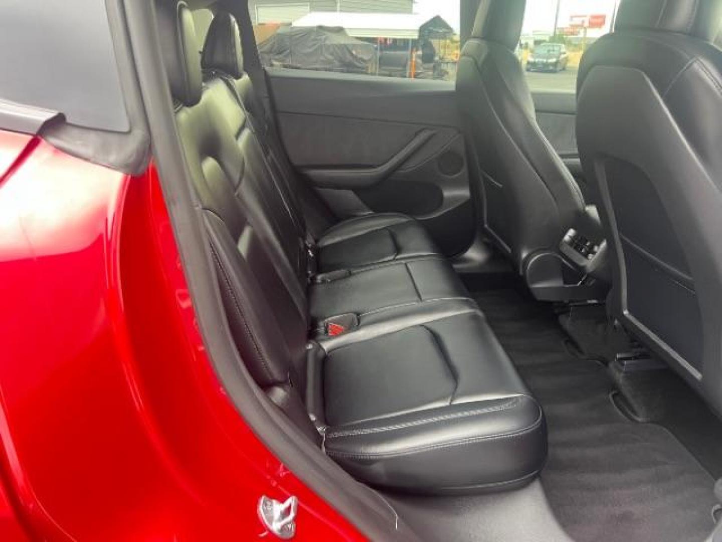 2022 Red Multi-Coat /Black Tesla Model Y Long Range Dual Motor All-Wheel Drive (7SAYGDEE8NF) with an ELECTRIC engine, Electric transmission, located at 1865 East Red Hills Pkwy, St. George, 84770, (435) 628-0023, 37.120850, -113.543640 - Excellent Tesla Model Y Long Range All Wheel Drive. HW3, Interior and exterior in great condition. Small scratches and dings as pictured. Every Tesla we sell has had cabin air filter replaced, radiator cleaned, fluids topped AND comes with a mobile charging kit! Battery is healthy and gets 270 on- Photo#26