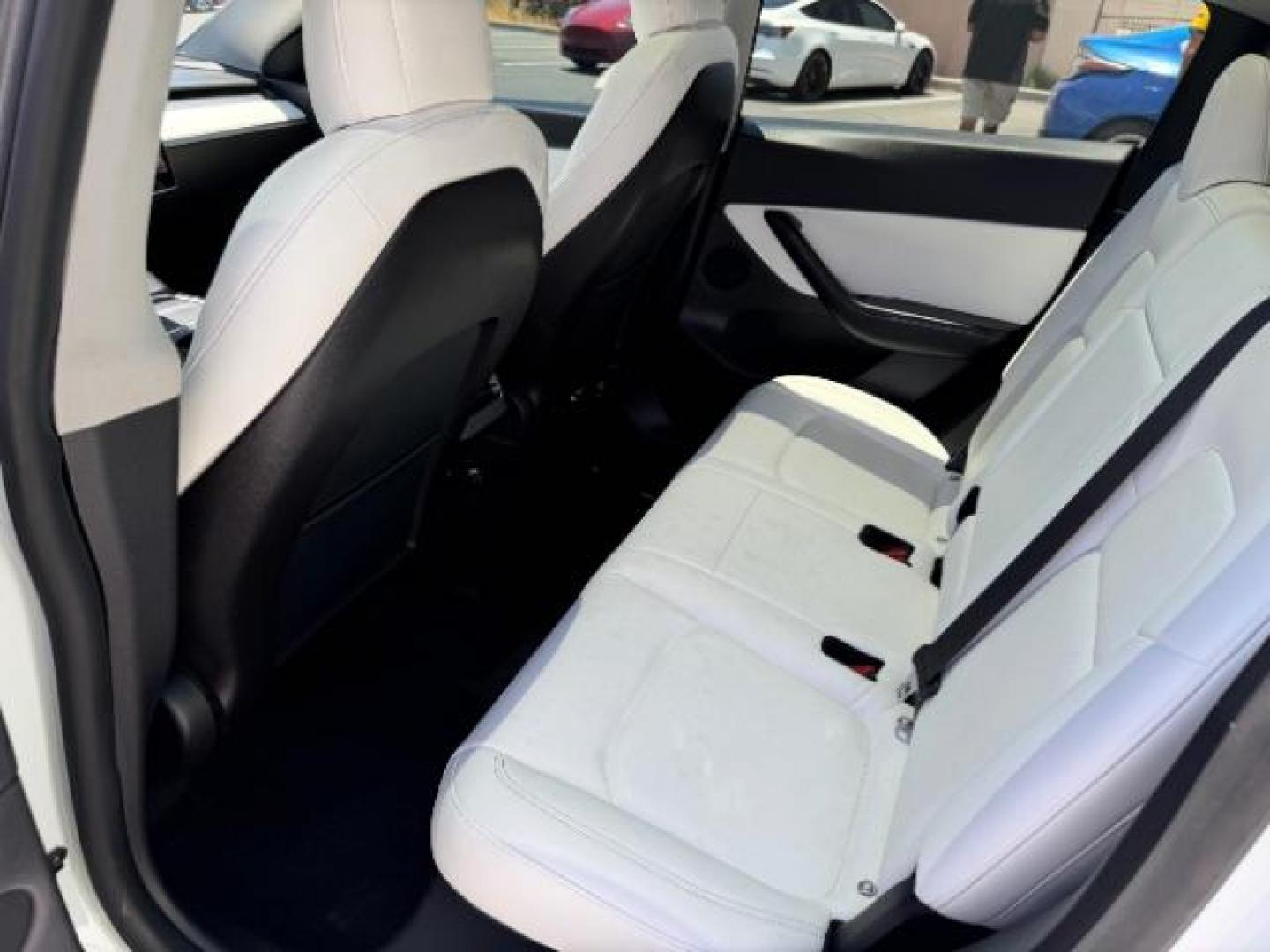 2021 Pearl White Multi-Coat /White/Black Tesla Model Y Long Range Dual Motor All-Wheel Drive (5YJYGDEE1MF) with an ELECTRIC engine, Electric transmission, located at 1865 East Red Hills Pkwy, St. George, 84770, (435) 628-0023, 37.120850, -113.543640- Photo#23