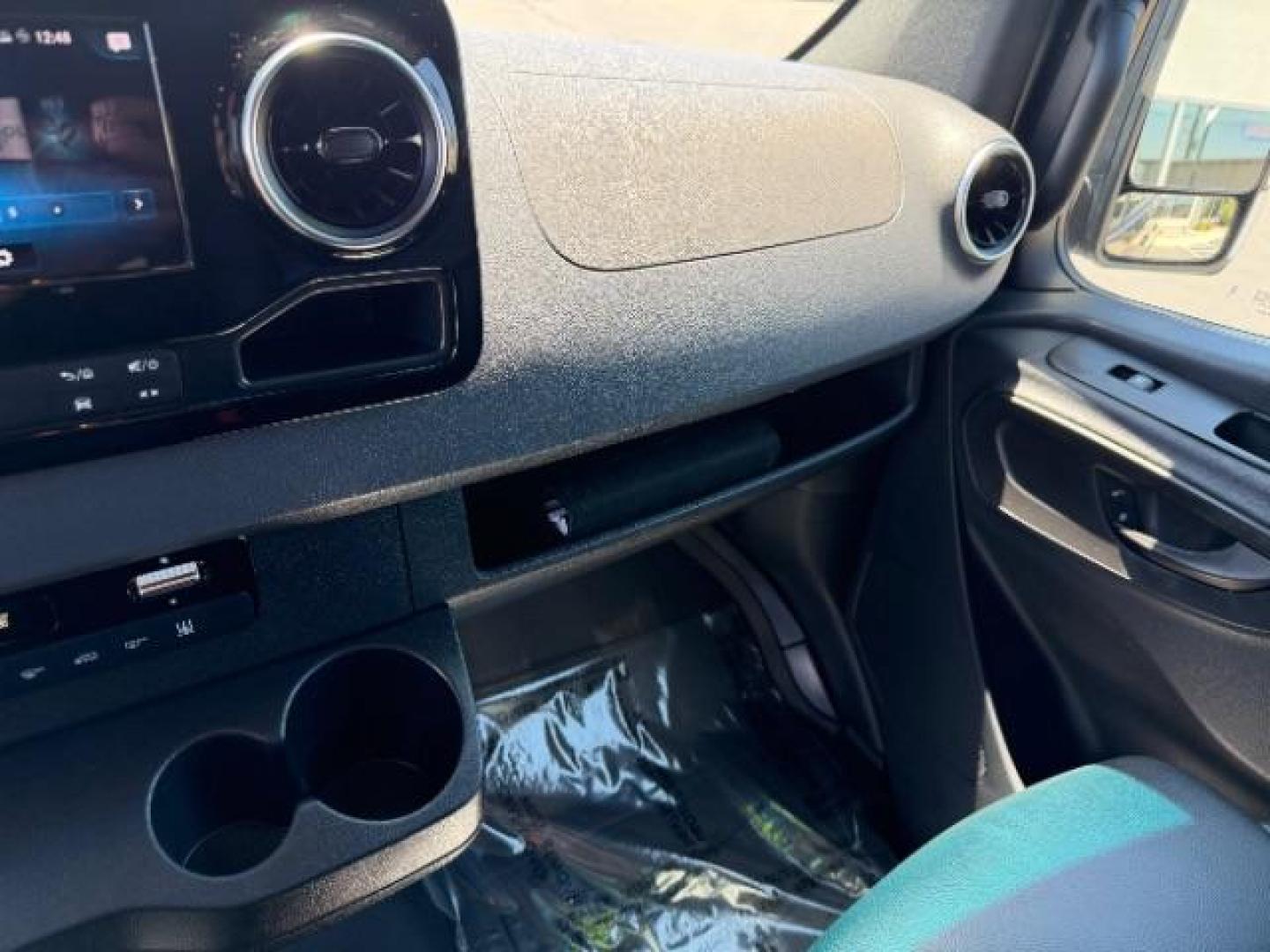 2024 Graphite Grey /Black Mercedes-Benz Sprinter 2500 High Roof 107 inches (W1Z4NFVY5RP) with an 2L I-4 diesel direct injection engine, AUTOMATIC transmission, located at 1865 East Red Hills Pkwy, St. George, 84770, (435) 628-0023, 37.120850, -113.543640 - ALL WHEEL DRIVE, 12 Passenger, Leather, Upgraded A/C roof unit, 360 Camera, Rear step, Large info screen, High output engine. 1 Owner, NO accidents Optional Equipment XM4 - Acoustic Package $97 JA7 - Blind Spot Assist $504 L13 - Fog Lamp with Cornering Light Function $223 H15 - Heated Front Passe- Photo#20