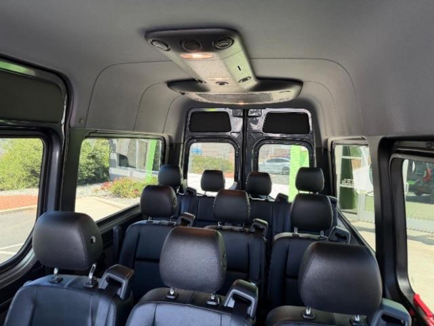2024 Graphite Grey /Black Mercedes-Benz Sprinter 2500 High Roof 107 inches (W1Z4NFVY5RP) with an 2L I-4 diesel direct injection engine, AUTOMATIC transmission, located at 1865 East Red Hills Pkwy, St. George, 84770, (435) 628-0023, 37.120850, -113.543640 - ALL WHEEL DRIVE, 12 Passenger, Leather, Upgraded A/C roof unit, 360 Camera, Rear step, Large info screen, High output engine. 1 Owner, NO accidents Optional Equipment XM4 - Acoustic Package $97 JA7 - Blind Spot Assist $504 L13 - Fog Lamp with Cornering Light Function $223 H15 - Heated Front Passe- Photo#24