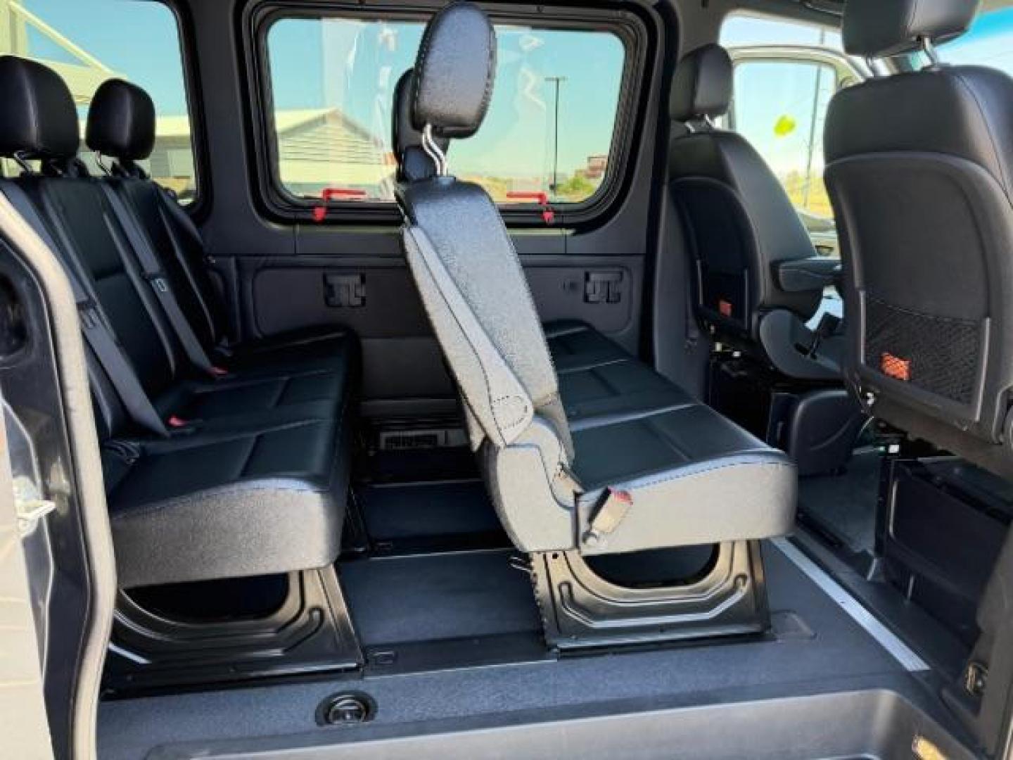2024 Graphite Grey /Black Mercedes-Benz Sprinter 2500 High Roof 107 inches (W1Z4NFVY5RP) with an 2L I-4 diesel direct injection engine, AUTOMATIC transmission, located at 1865 East Red Hills Pkwy, St. George, 84770, (435) 628-0023, 37.120850, -113.543640 - ALL WHEEL DRIVE, 12 Passenger, Leather, Upgraded A/C roof unit, 360 Camera, Rear step, Large info screen, High output engine. 1 Owner, NO accidents Optional Equipment XM4 - Acoustic Package $97 JA7 - Blind Spot Assist $504 L13 - Fog Lamp with Cornering Light Function $223 H15 - Heated Front Passe- Photo#26
