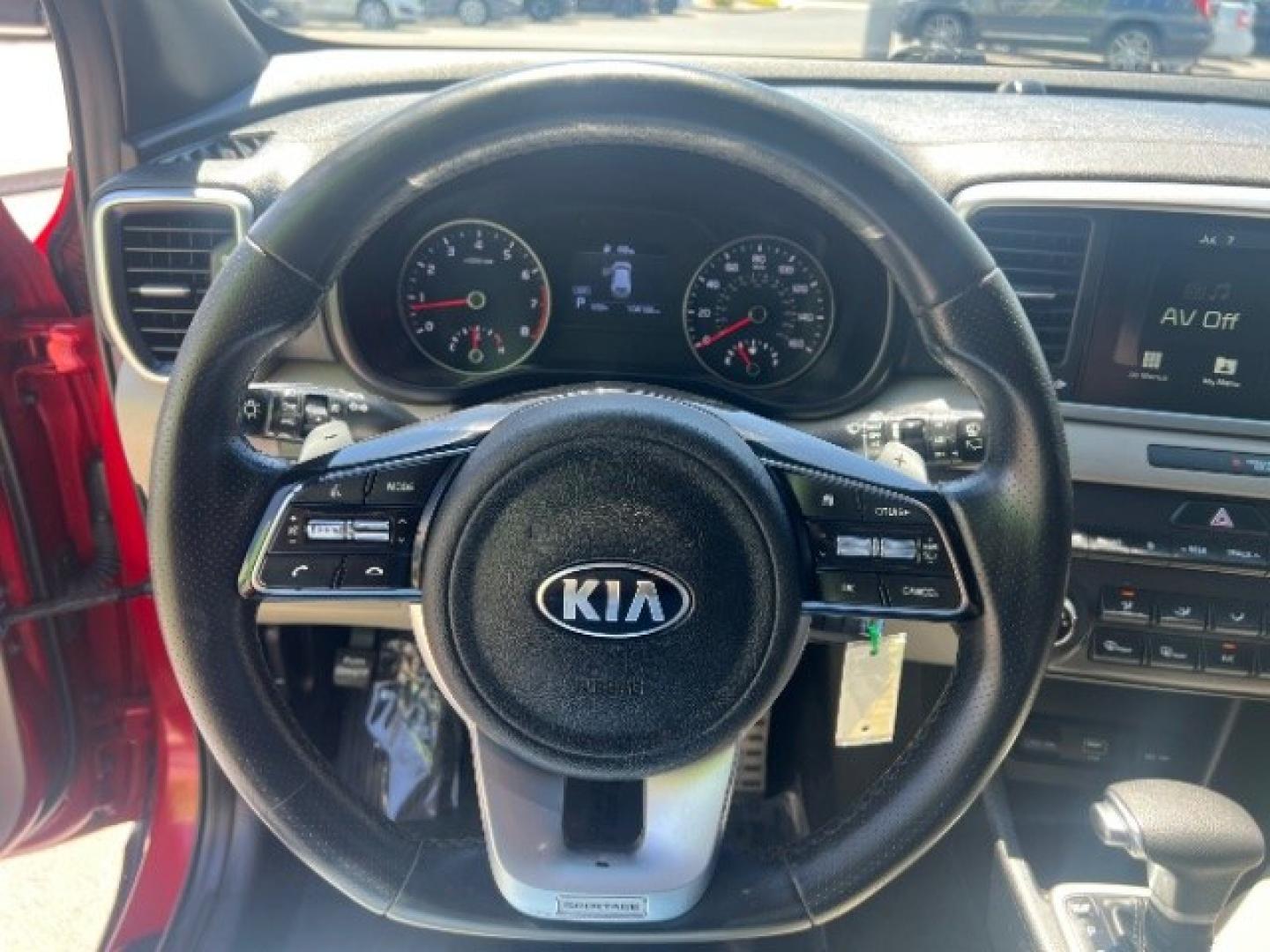 2020 Hyper Red /Black Kia Sportage S (KNDP63AC2L7) with an Theta II 2.4L I-4 gasoline direct injection engine, Automatic transmission, located at 1865 East Red Hills Pkwy, St. George, 84770, (435) 628-0023, 37.120850, -113.543640- Photo#15