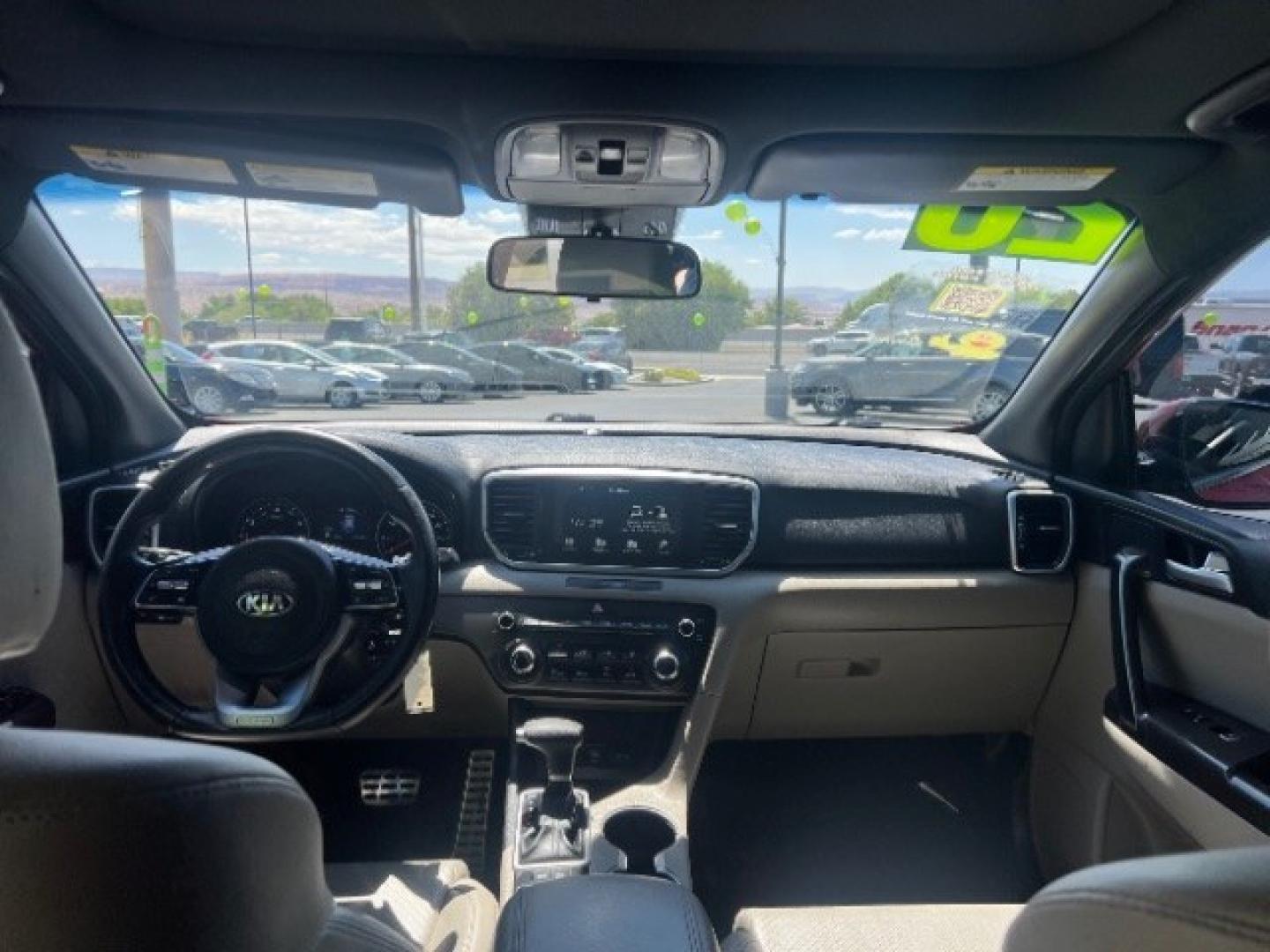 2020 Hyper Red /Black Kia Sportage S (KNDP63AC2L7) with an Theta II 2.4L I-4 gasoline direct injection engine, Automatic transmission, located at 1865 East Red Hills Pkwy, St. George, 84770, (435) 628-0023, 37.120850, -113.543640- Photo#23