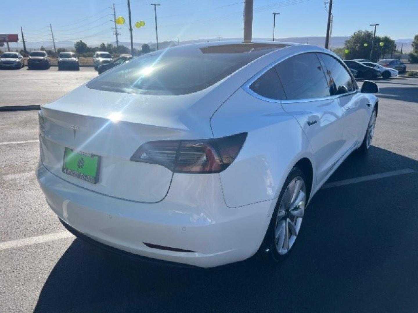 2019 Pearl White Multi-Coat /Black Tesla Model 3 Long Range (5YJ3E1EA3KF) with an ELECTRIC engine, Electric transmission, located at 1865 East Red Hills Pkwy, St. George, 84770, (435) 628-0023, 37.120850, -113.543640 - Excellent Tesla Model 3 Long Range All Wheel Drive. 5 Seats HW3. Small scratches and dings as pictured. Every Tesla we sell has had cabin air filter replaced, radiator cleaned, fluids topped AND comes with a mobile charging kit! Battery is healthy and gets 330 on full charge!!! ReCurrent report Ex- Photo#8