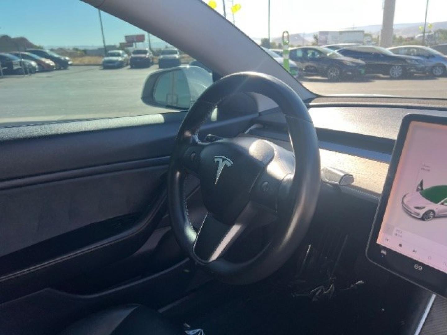 2019 Pearl White Multi-Coat /Black Tesla Model 3 Long Range (5YJ3E1EA3KF) with an ELECTRIC engine, Electric transmission, located at 1865 East Red Hills Pkwy, St. George, 84770, (435) 628-0023, 37.120850, -113.543640 - Excellent Tesla Model 3 Long Range All Wheel Drive. 5 Seats HW3. Small scratches and dings as pictured. Every Tesla we sell has had cabin air filter replaced, radiator cleaned, fluids topped AND comes with a mobile charging kit! Battery is healthy and gets 330 on full charge!!! ReCurrent report Ex- Photo#29
