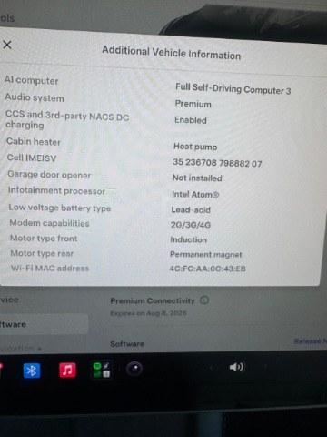 2021 Black /White Leather Tesla Model 3 Performance (5YJ3E1ECXMF) with an ELECTRIC engine, 1-Speed Automatic transmission, located at 1865 East Red Hills Pkwy, St. George, 84770, (435) 628-0023, 37.120850, -113.543640 - Excellent Tesla Model 3 Long Range All Wheel Drive Performance with FSD PAID FOR ($8k Full Self Driving Subscription fully transfers to new owner. Lock in FSD for life! 5 Seats HW3, Black and White Premium Interior and exterior in great condition. Every Tesla we sell has had cabin air filter replac- Photo#21