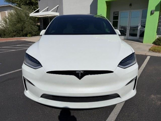 2023 Pearl White Multi-Coat /Cream Tesla Model X Dual Motor All-Wheel Drive | Standard Range (7SAXCBE56PF) with an ELECTRIC engine, Electric transmission, located at 1865 East Red Hills Pkwy, St. George, 84770, (435) 628-0023, 37.120850, -113.543640 - Very rareTesla Model X All Wheel Drive WITH HW4 and 6 Seats Interior and exterior in great condition. Small scratches and dings as pictured. Every Tesla we sell has had cabin air filter replaced, radiator cleaned, fluids topped AND comes with a mobile charging kit! Battery is healthy and gets 260- Photo#4