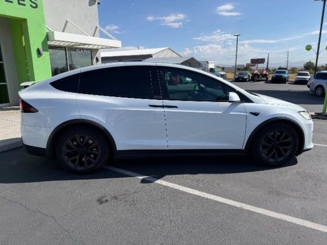 2023 Pearl White Multi-Coat /Cream Tesla Model X Dual Motor All-Wheel Drive | Standard Range (7SAXCBE56PF) with an ELECTRIC engine, Electric transmission, located at 1865 East Red Hills Pkwy, St. George, 84770, (435) 628-0023, 37.120850, -113.543640 - Very rareTesla Model X All Wheel Drive WITH HW4 and 6 Seats Interior and exterior in great condition. Small scratches and dings as pictured. Every Tesla we sell has had cabin air filter replaced, radiator cleaned, fluids topped AND comes with a mobile charging kit! Battery is healthy and gets 260- Photo#10
