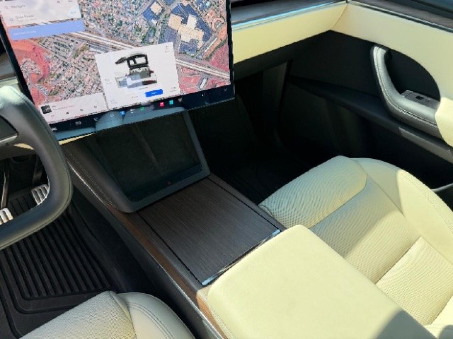 2023 Pearl White Multi-Coat /Cream Tesla Model X Dual Motor All-Wheel Drive | Standard Range (7SAXCBE56PF) with an ELECTRIC engine, Electric transmission, located at 1865 East Red Hills Pkwy, St. George, 84770, (435) 628-0023, 37.120850, -113.543640 - Very rareTesla Model X All Wheel Drive WITH HW4 and 6 Seats Interior and exterior in great condition. Small scratches and dings as pictured. Every Tesla we sell has had cabin air filter replaced, radiator cleaned, fluids topped AND comes with a mobile charging kit! Battery is healthy and gets 260- Photo#25