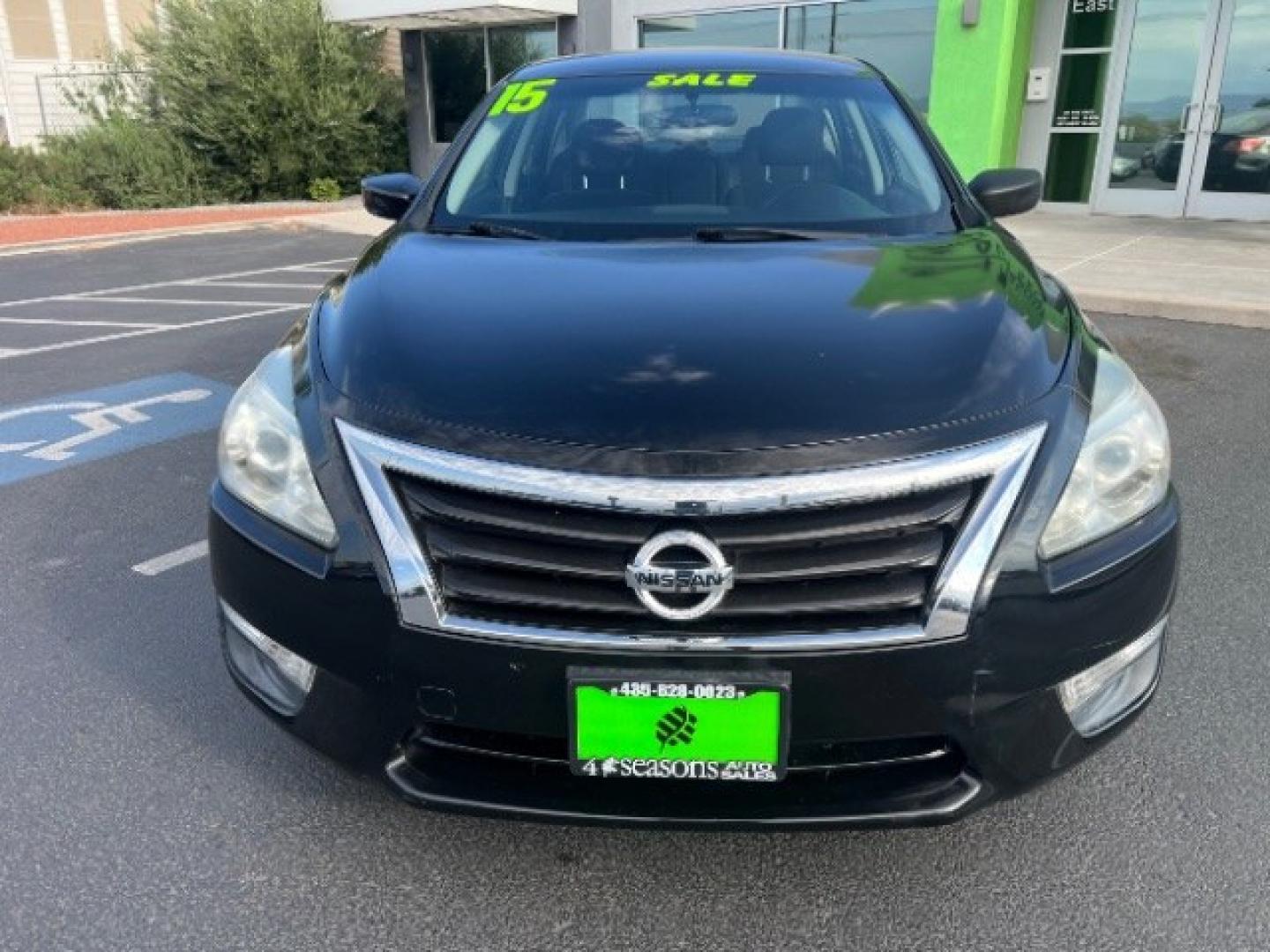 2015 Super Black /Charcoal Nissan Altima 2.5 S (1N4AL3AP1FC) with an 2.5L I-4 DOHC engine, Automatic transmission, located at 940 North Main Street, Cedar City, UT, 84720, (435) 628-0023, 37.692936, -113.061897 - Versatile Southern Utah travel starts with this 2015 Nissan Altima 2.5 S. Its 2.5L 4-cylinder engine, CVT automatic transmission, and front-wheel drive make it a smart fit for commuting, errands, and easy highway travel. With 73024 miles, this Altima is ready for its next adventure. The 2.5 S adds- Photo#1