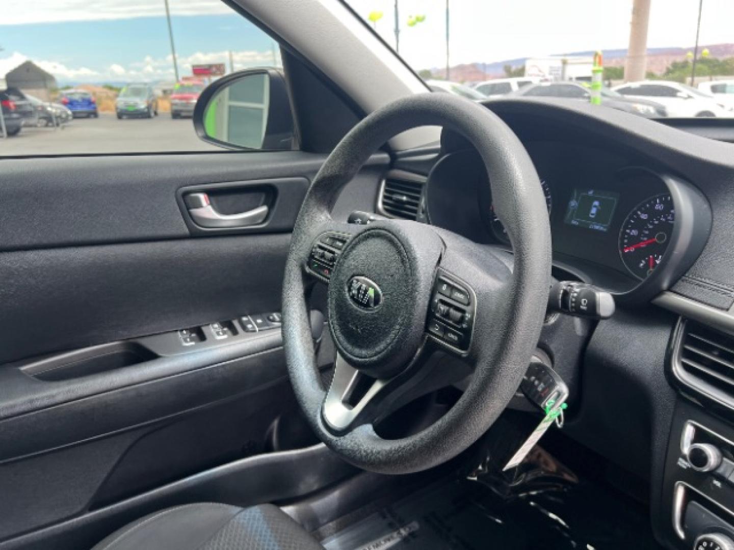 2018 Titanium Silver /Black Kia Optima LX (KNAGT4L36J5) with an Theta II 2.4L I-4 gasoline direct injection engine, Automatic transmission, located at 1865 East Red Hills Pkwy, St. George, 84770, (435) 628-0023, 37.120850, -113.543640 - Versatile Southern Utah travel starts with this 2018 Kia Optima LX. Its 2.4L four-cylinder engine, automatic transmission, and front-wheel drive make it a smart fit for commuting, errands, road trips, and everyday driving. With 119303 miles, this Optima is ready for its next adventure. The LX adds- Photo#30