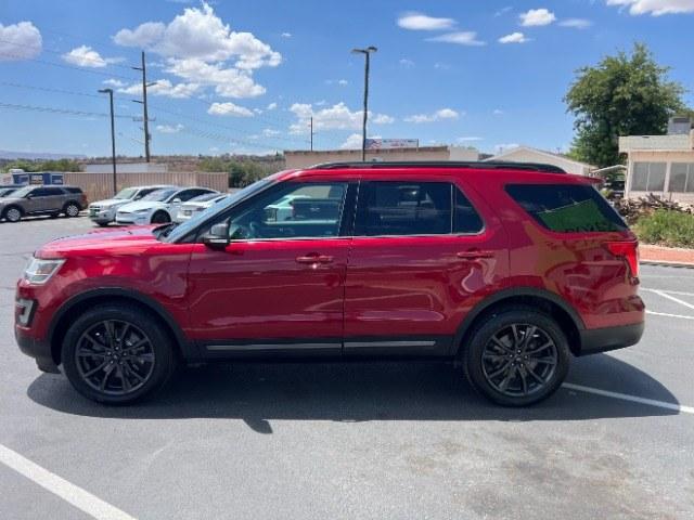 2017 Ruby Red Metallic Tinted Clearcoat /Ebony Black Ford Explorer XLT (1FM5K8D89HG) with an 3.5L V6 engine, Automatic transmission, located at 940 North Main Street, Cedar City, UT, 84720, (435) 628-0023, 37.692936, -113.061897 - We specialize in helping ALL people get the best financing available. No matter your credit score, good, bad or none we can get you an amazing rate. Had a bankruptcy, divorce, or repossessions? We give you the green light to get your credit back on the road. Low down and affordable payments that fit- Photo#3