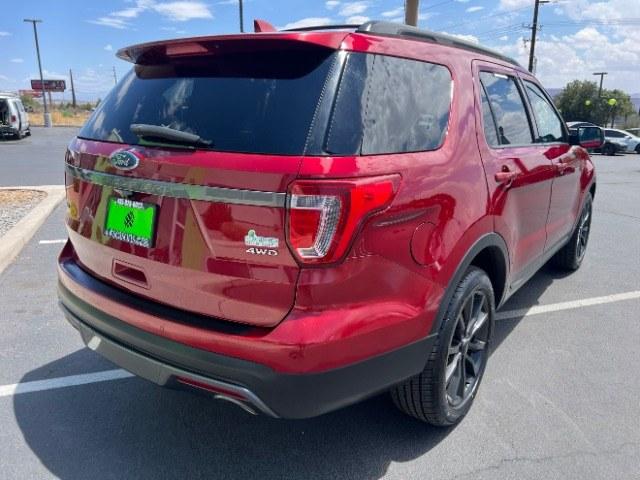 2017 Ruby Red Metallic Tinted Clearcoat /Ebony Black Ford Explorer XLT (1FM5K8D89HG) with an 3.5L V6 engine, Automatic transmission, located at 940 North Main Street, Cedar City, UT, 84720, (435) 628-0023, 37.692936, -113.061897 - We specialize in helping ALL people get the best financing available. No matter your credit score, good, bad or none we can get you an amazing rate. Had a bankruptcy, divorce, or repossessions? We give you the green light to get your credit back on the road. Low down and affordable payments that fit- Photo#6