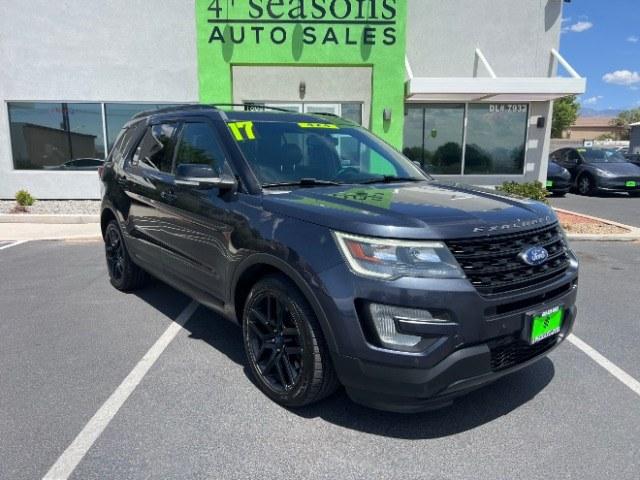 2017 Shadow Black /Ebony Black w/Red Accent Stitching Ford Explorer Sport (1FM5K8GT5HG) with an EcoBoost 3.5L V-6 gasoline direct injection engine, Automatic transmission, located at 1865 East Red Hills Pkwy, St. George, 84770, (435) 628-0023, 37.120850, -113.543640 - We specialize in helping ALL people get the best financing available. No matter your credit score, good, bad or none we can get you an amazing rate. Had a bankruptcy, divorce, or repossessions? We give you the green light to get your credit back on the road. Low down and affordable payments that fit- Photo#0