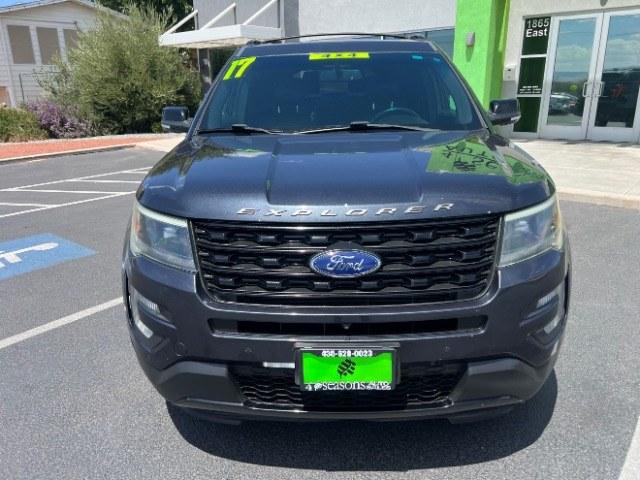 2017 Shadow Black /Ebony Black w/Red Accent Stitching Ford Explorer Sport (1FM5K8GT5HG) with an EcoBoost 3.5L V-6 gasoline direct injection engine, Automatic transmission, located at 1865 East Red Hills Pkwy, St. George, 84770, (435) 628-0023, 37.120850, -113.543640 - We specialize in helping ALL people get the best financing available. No matter your credit score, good, bad or none we can get you an amazing rate. Had a bankruptcy, divorce, or repossessions? We give you the green light to get your credit back on the road. Low down and affordable payments that fit- Photo#1