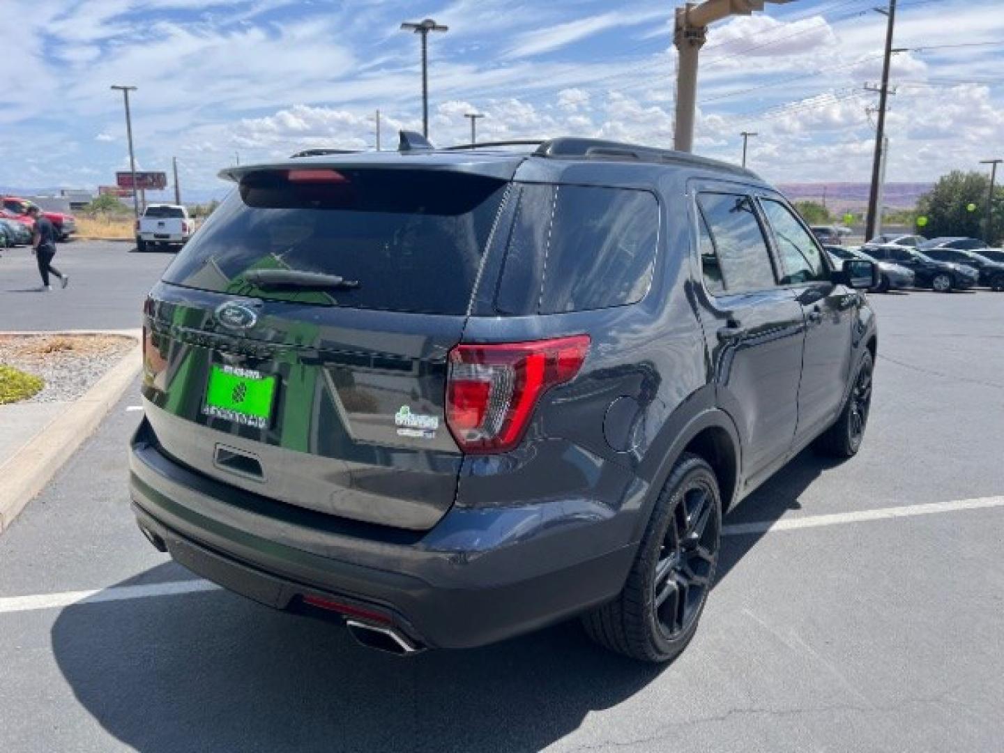 2017 Shadow Black /Ebony Black w/Red Accent Stitching Ford Explorer Sport (1FM5K8GT5HG) with an EcoBoost 3.5L V-6 gasoline direct injection engine, Automatic transmission, located at 1865 East Red Hills Pkwy, St. George, 84770, (435) 628-0023, 37.120850, -113.543640 - We specialize in helping ALL people get the best financing available. No matter your credit score, good, bad or none we can get you an amazing rate. Had a bankruptcy, divorce, or repossessions? We give you the green light to get your credit back on the road. Low down and affordable payments that fit- Photo#6