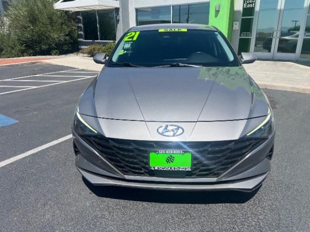 2021 Portofino Gray /Black Hyundai Elantra SEL (KMHLS4AG7MU) with an Nu 2L I-4 DOHC engine, Automatic transmission, located at 940 North Main Street, Cedar City, UT, 84720, (435) 628-0023, 37.692936, -113.061897 - We specialize in helping ALL people get the best financing available. No matter your credit score, good, bad or none we can get you an amazing rate. Had a bankruptcy, divorce, or repossessions? We give you the green light to get your credit back on the road. Low down and affordable payments that fit- Photo#1