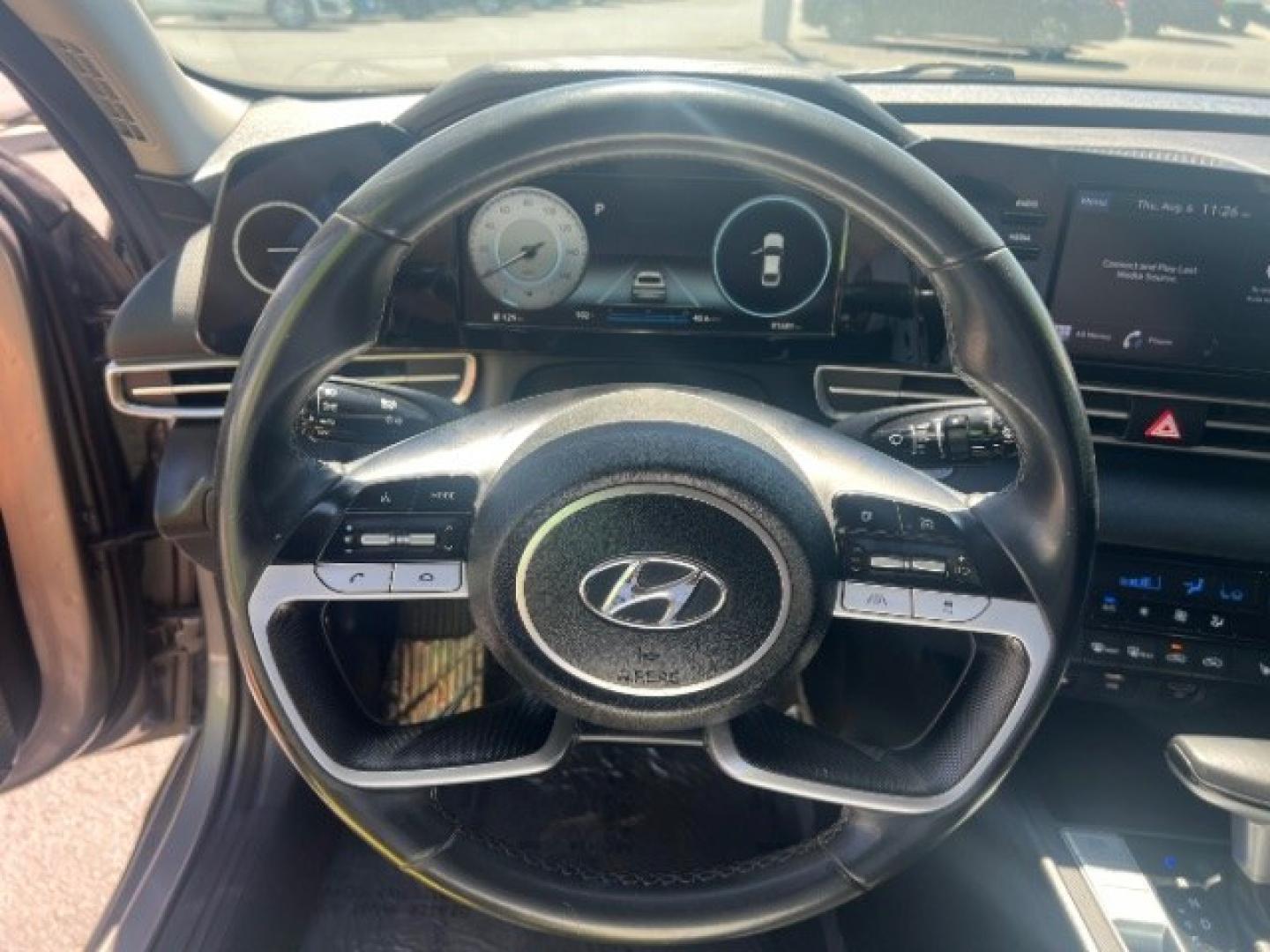 2021 Portofino Gray /Black Hyundai Elantra SEL (KMHLS4AG7MU) with an Nu 2L I-4 DOHC engine, Automatic transmission, located at 1865 East Red Hills Pkwy, St. George, 84770, (435) 628-0023, 37.120850, -113.543640- Photo#15