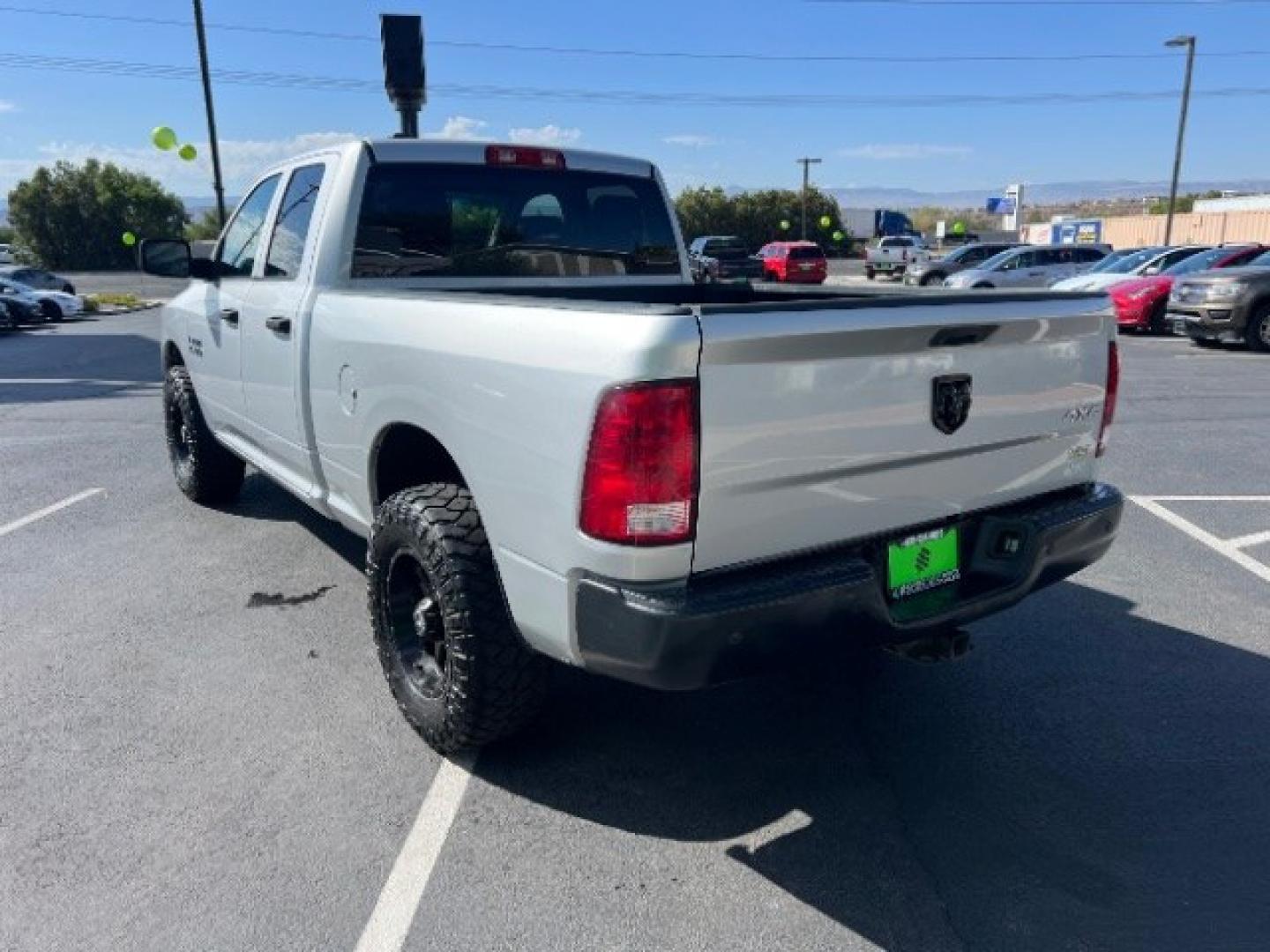 2018 Bright Silver Metallic Clearcoat /Diesel Gray/Black Ram 1500 Tradesman Quad Cab 4x4 6'4 Box (1C6RR7FG5JS) with an Pentastar 3.6L V-6 DOHC engine, Automatic transmission, located at 1865 East Red Hills Pkwy, St. George, 84770, (435) 628-0023, 37.120850, -113.543640 - We specialize in helping ALL people get the best financing available. No matter your credit score, good, bad or none we can get you an amazing rate. Had a bankruptcy, divorce, or repossessions? We give you the green light to get your credit back on the road. Low down and affordable payments that fit- Photo#4