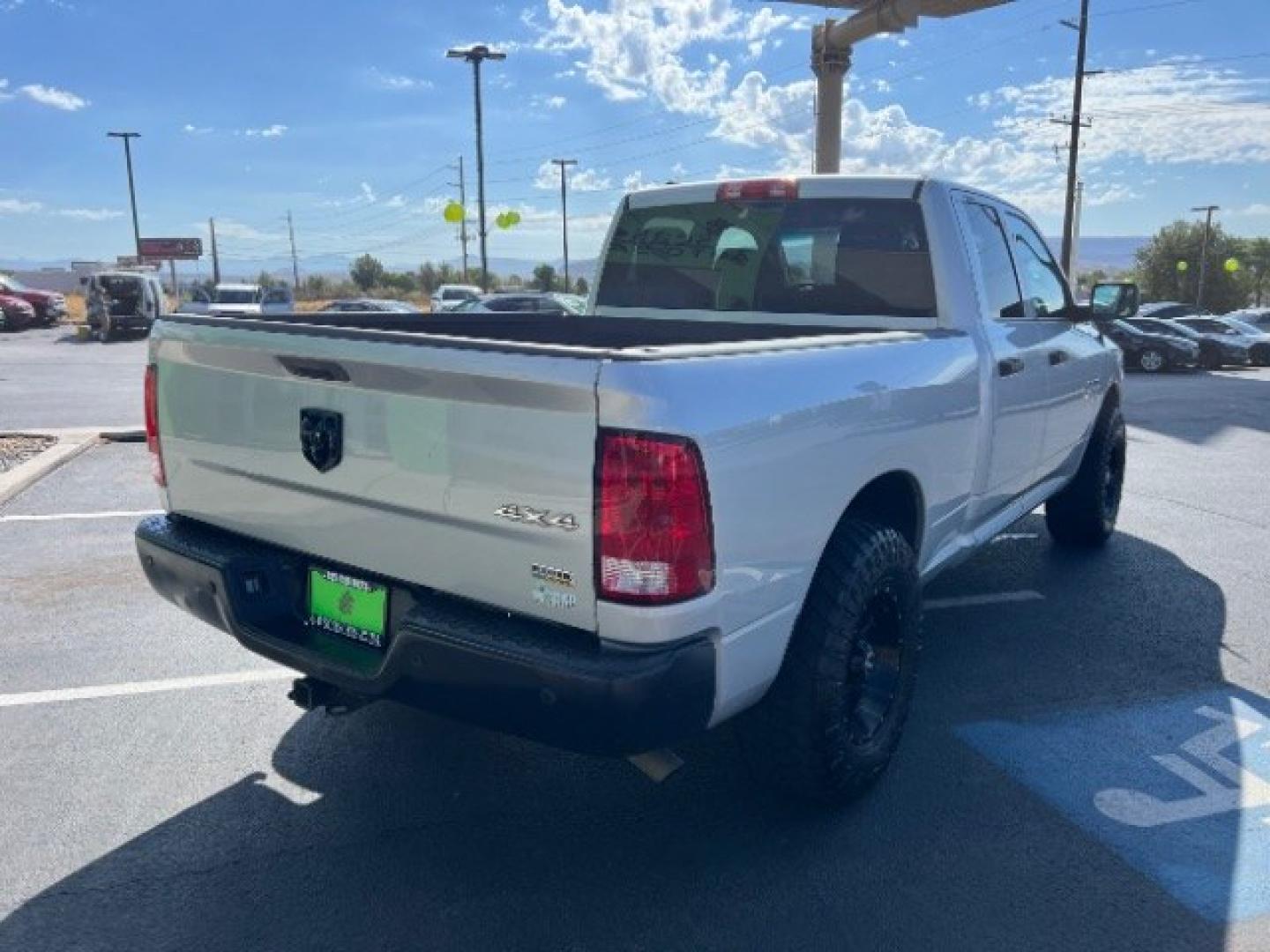 2018 Bright Silver Metallic Clearcoat /Diesel Gray/Black Ram 1500 Tradesman Quad Cab 4x4 6'4 Box (1C6RR7FG5JS) with an Pentastar 3.6L V-6 DOHC engine, Automatic transmission, located at 1865 East Red Hills Pkwy, St. George, 84770, (435) 628-0023, 37.120850, -113.543640 - We specialize in helping ALL people get the best financing available. No matter your credit score, good, bad or none we can get you an amazing rate. Had a bankruptcy, divorce, or repossessions? We give you the green light to get your credit back on the road. Low down and affordable payments that fit- Photo#6