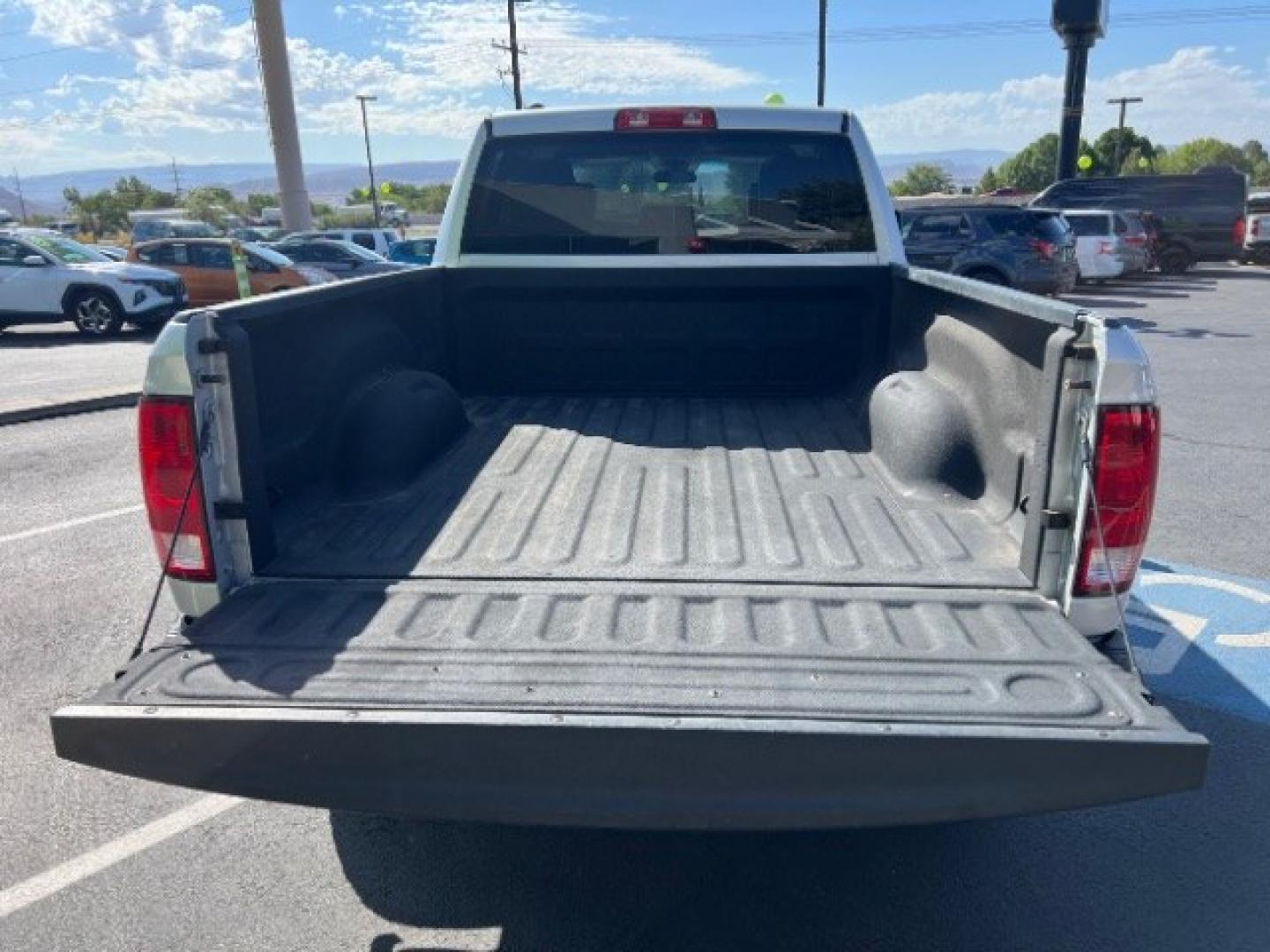 2018 Bright Silver Metallic Clearcoat /Diesel Gray/Black Ram 1500 Tradesman Quad Cab 4x4 6'4 Box (1C6RR7FG5JS) with an Pentastar 3.6L V-6 DOHC engine, Automatic transmission, located at 1865 East Red Hills Pkwy, St. George, 84770, (435) 628-0023, 37.120850, -113.543640 - We specialize in helping ALL people get the best financing available. No matter your credit score, good, bad or none we can get you an amazing rate. Had a bankruptcy, divorce, or repossessions? We give you the green light to get your credit back on the road. Low down and affordable payments that fit- Photo#22