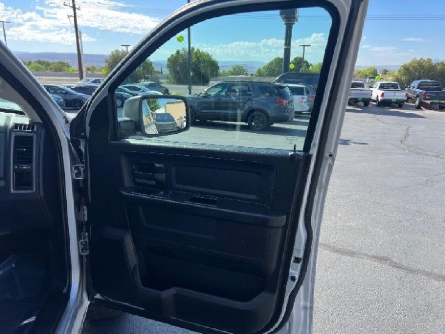 2018 Bright Silver Metallic Clearcoat /Diesel Gray/Black Ram 1500 Tradesman Quad Cab 4x4 6'4 Box (1C6RR7FG5JS) with an Pentastar 3.6L V-6 DOHC engine, Automatic transmission, located at 1865 East Red Hills Pkwy, St. George, 84770, (435) 628-0023, 37.120850, -113.543640 - We specialize in helping ALL people get the best financing available. No matter your credit score, good, bad or none we can get you an amazing rate. Had a bankruptcy, divorce, or repossessions? We give you the green light to get your credit back on the road. Low down and affordable payments that fit- Photo#25