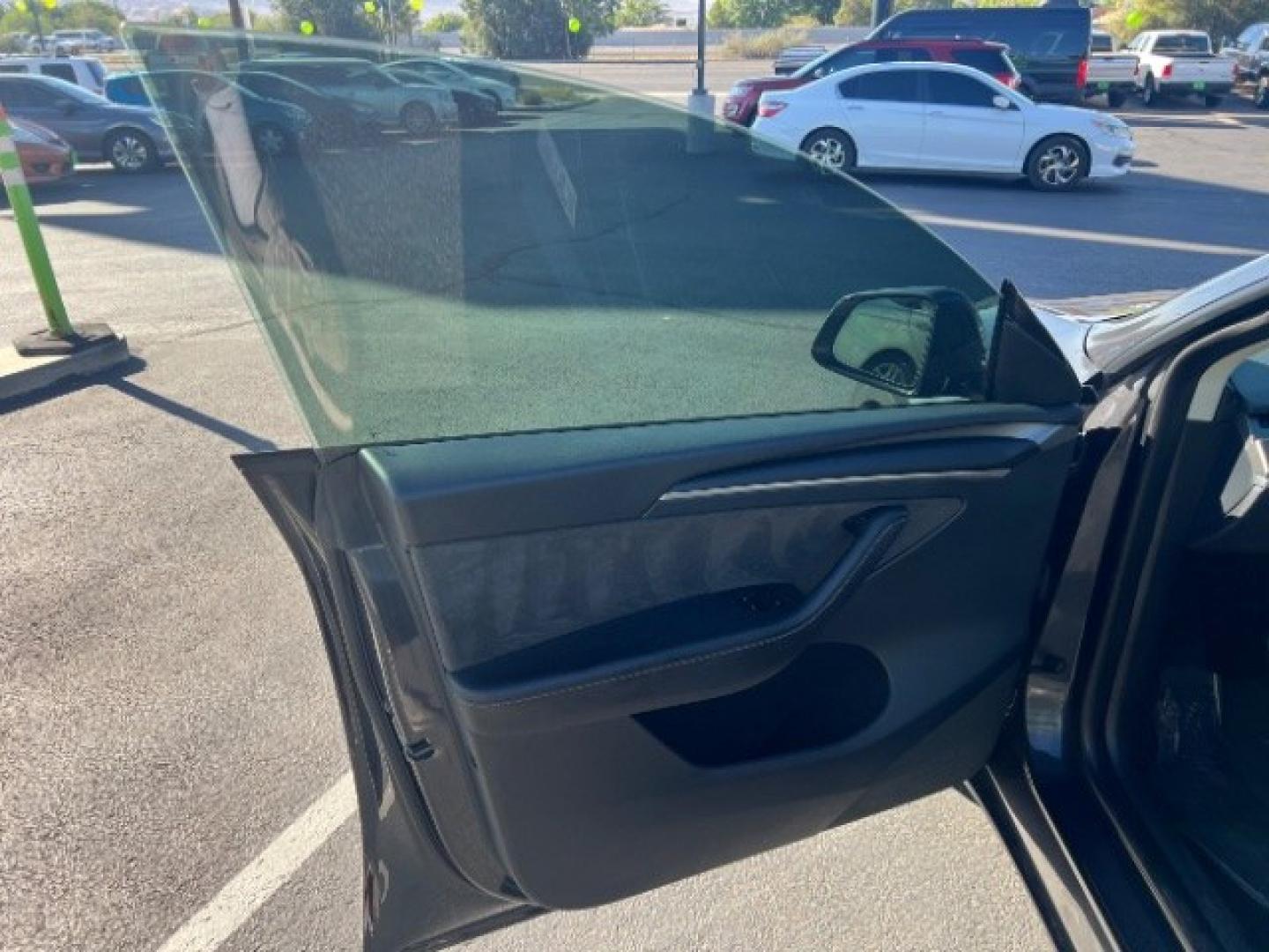 2024 Stealth Grey /Black Tesla Model Y Long Range Dual Motor All-Wheel Drive (7SAYGAEE8RF) with an ELECTRIC engine, Electric transmission, located at 1865 East Red Hills Pkwy, St. George, 84770, (435) 628-0023, 37.120850, -113.543640 - Excellent Tesla Model Y Long Range All Wheel Drive , 7 Seats HW4!, Interior and exterior in great condition. Small scratches and dings as pictured. Every Tesla we sell has had cabin air filter replaced, radiator cleaned, fluids topped AND comes with a mobile charging kit! Battery is healthy and ge- Photo#14
