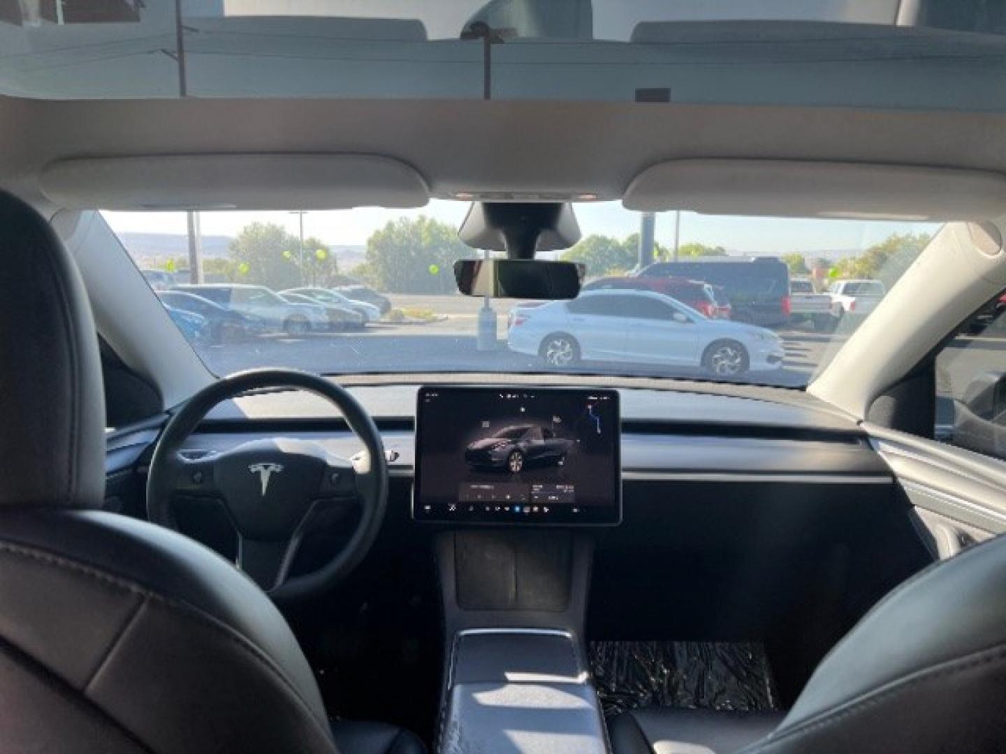 2024 Stealth Grey /Black Tesla Model Y Long Range Dual Motor All-Wheel Drive (7SAYGAEE8RF) with an ELECTRIC engine, Electric transmission, located at 1865 East Red Hills Pkwy, St. George, 84770, (435) 628-0023, 37.120850, -113.543640 - Excellent Tesla Model Y Long Range All Wheel Drive , 7 Seats HW4!, Interior and exterior in great condition. Small scratches and dings as pictured. Every Tesla we sell has had cabin air filter replaced, radiator cleaned, fluids topped AND comes with a mobile charging kit! Battery is healthy and ge- Photo#21