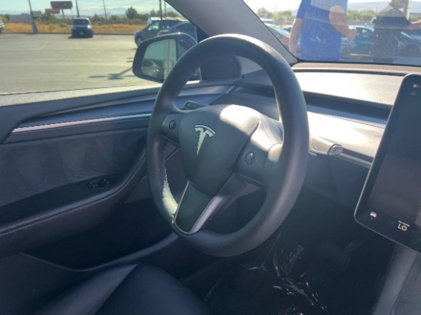 2024 Stealth Grey /Black Tesla Model Y Long Range Dual Motor All-Wheel Drive (7SAYGAEE8RF) with an ELECTRIC engine, Electric transmission, located at 1865 East Red Hills Pkwy, St. George, 84770, (435) 628-0023, 37.120850, -113.543640 - Excellent Tesla Model Y Long Range All Wheel Drive , 7 Seats HW4!, Interior and exterior in great condition. Small scratches and dings as pictured. Every Tesla we sell has had cabin air filter replaced, radiator cleaned, fluids topped AND comes with a mobile charging kit! Battery is healthy and ge- Photo#27