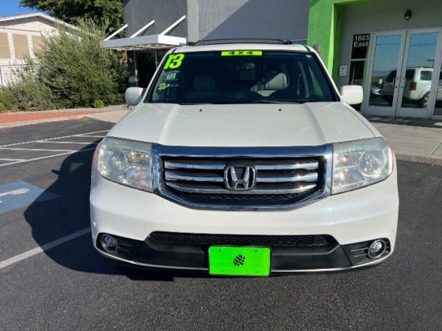 2013 White Diamond Pearl /Gray Honda Pilot Touring (5FNYF4H92DB) with an 3.5L V-6 i-VTEC VCM variable valve control engine, Automatic transmission, located at 940 North Main Street, Cedar City, UT, 84720, (435) 628-0023, 37.692936, -113.061897 - We specialize in helping ALL people get the best financing available. No matter your credit score, good, bad or none we can get you an amazing rate. Had a bankruptcy, divorce, or repossessions? We give you the green light to get your credit back on the road. Low down and affordable payments that fit- Photo#1