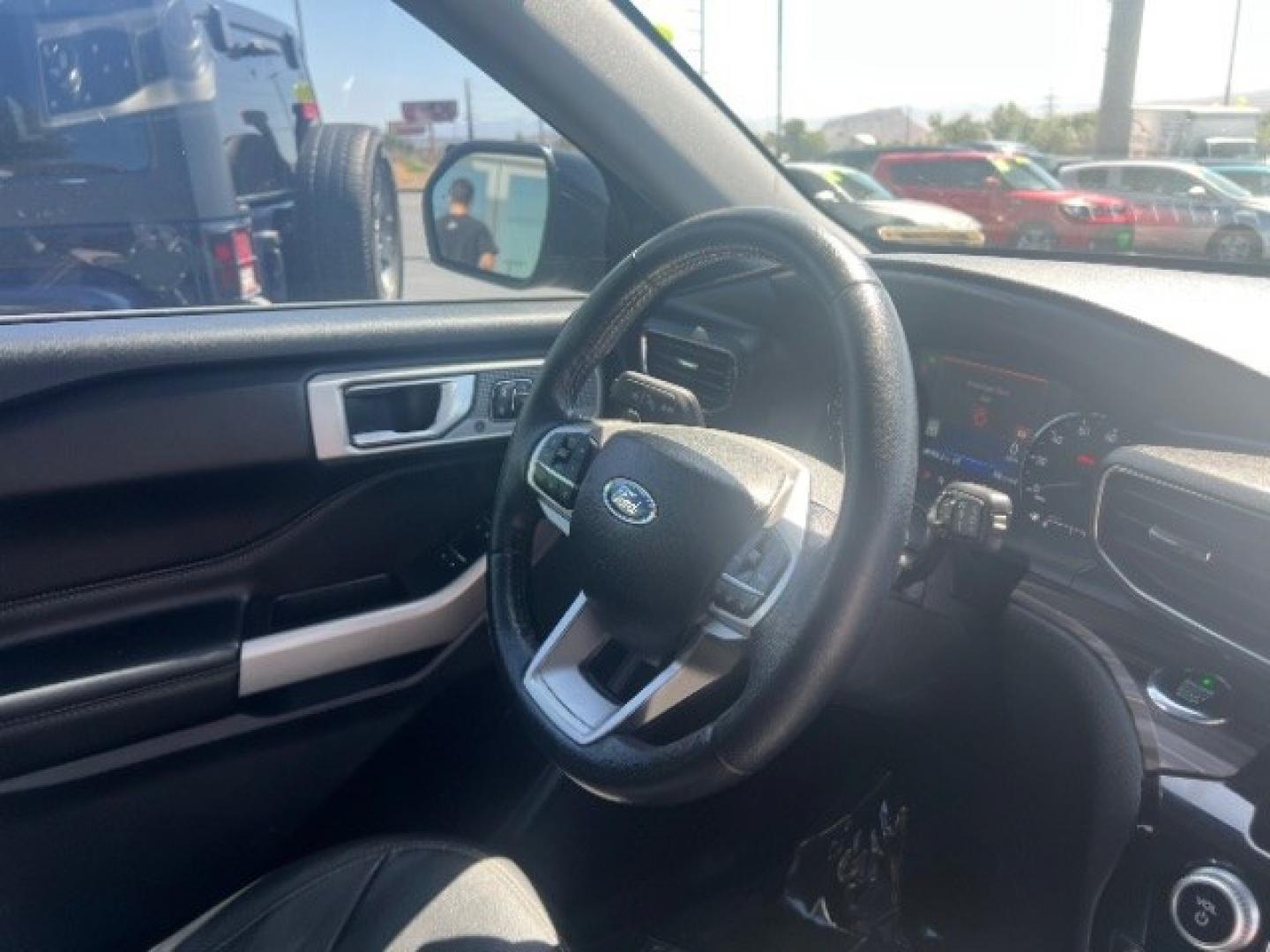 2021 Stone Gray Metallic /Ebony Ford Explorer Limited (1FMSK8FH1MG) with an 3.3L V-6 port/direct injection engine, Automatic transmission, located at 1865 East Red Hills Pkwy, St. George, 84770, (435) 628-0023, 37.120850, -113.543640- Photo#33