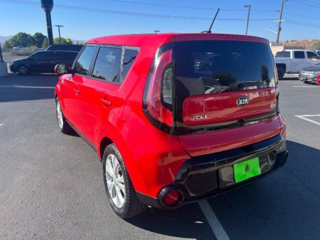 2016 Inferno Red /Gray 2-Tone Kia Soul + (KNDJP3A57G7) with an 2L I-4 gasoline direct injection engine, Automatic transmission, located at 940 North Main Street, Cedar City, UT, 84720, (435) 628-0023, 37.692936, -113.061897 - This 2016 Kia Soul + is $10,000 on the Cedar City lot. It shows 102,411 miles. Listed sales price includes $300 doc fee. 4 REASONS TO BUY FROM 4 SEASONS ~~CERTIFIED PREOWNED - This vehicle has gone through a 50 point inspection and road test. We fixed everything that was broken or worn out. On av- Photo#4