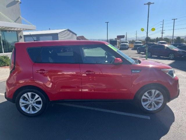 2016 Inferno Red /Gray 2-Tone Kia Soul + (KNDJP3A57G7) with an 2L I-4 gasoline direct injection engine, Automatic transmission, located at 940 North Main Street, Cedar City, UT, 84720, (435) 628-0023, 37.692936, -113.061897 - This 2016 Kia Soul + is $10,000 on the Cedar City lot. It shows 102,411 miles. Listed sales price includes $300 doc fee. 4 REASONS TO BUY FROM 4 SEASONS ~~CERTIFIED PREOWNED - This vehicle has gone through a 50 point inspection and road test. We fixed everything that was broken or worn out. On av- Photo#7