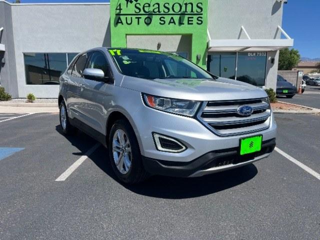 2017 Ingot Silver Metallic /Ebony Ford Edge SEL (2FMPK3J83HB) with an 3.5L V-6 DOHC engine, Automatic transmission, located at 940 North Main Street, Cedar City, UT, 84720, (435) 628-0023, 37.692936, -113.061897 - We specialize in helping ALL people get the best financing available. No matter your credit score, good, bad or none we can get you an amazing rate. Had a bankruptcy, divorce, or repossessions? We give you the green light to get your credit back on the road. Low down and affordable payments that fit- Photo#0