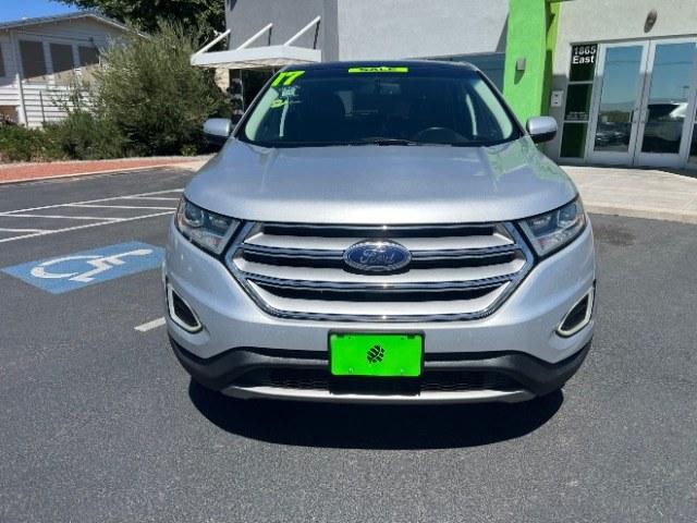 2017 Ingot Silver Metallic /Ebony Ford Edge SEL (2FMPK3J83HB) with an 3.5L V-6 DOHC engine, Automatic transmission, located at 940 North Main Street, Cedar City, UT, 84720, (435) 628-0023, 37.692936, -113.061897 - We specialize in helping ALL people get the best financing available. No matter your credit score, good, bad or none we can get you an amazing rate. Had a bankruptcy, divorce, or repossessions? We give you the green light to get your credit back on the road. Low down and affordable payments that fit- Photo#1