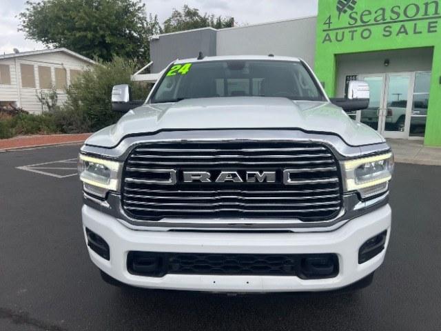 2024 Pearl White /Black Ram 2500 Laramie Crew Cab 4x4 6'4 Box (3C6UR5FL6RG) with an Cummins 6.7L I-6 direct injection engine, Automatic transmission, located at 1865 East Red Hills Pkwy, St. George, 84770, (435) 628-0023, 37.120850, -113.543640 - Versatile Southern Utah travel starts with this 2024 Ram 2500 Laramie Crew Cab 4x4 6'4 Box. Its 6.7L Cummins turbo diesel inline 6, automatic transmission, and four-wheel drive make it a smart fit for towing, work sites, job runs, and long Southern Utah hauls. With 37,653 miles, this Ram 2500 is rea- Photo#1