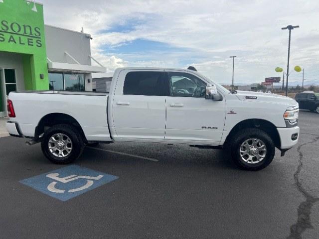 2024 Pearl White /Black Ram 2500 Laramie Crew Cab 4x4 6'4 Box (3C6UR5FL6RG) with an Cummins 6.7L I-6 direct injection engine, Automatic transmission, located at 1865 East Red Hills Pkwy, St. George, 84770, (435) 628-0023, 37.120850, -113.543640 - Versatile Southern Utah travel starts with this 2024 Ram 2500 Laramie Crew Cab 4x4 6'4 Box. Its 6.7L Cummins turbo diesel inline 6, automatic transmission, and four-wheel drive make it a smart fit for towing, work sites, job runs, and long Southern Utah hauls. With 37,653 miles, this Ram 2500 is rea- Photo#7