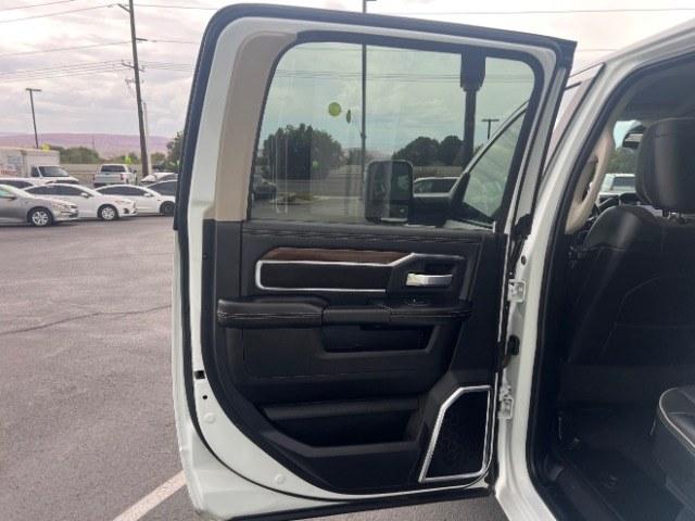 2024 Pearl White /Black Ram 2500 Laramie Crew Cab 4x4 6'4 Box (3C6UR5FL6RG) with an Cummins 6.7L I-6 direct injection engine, Automatic transmission, located at 1865 East Red Hills Pkwy, St. George, 84770, (435) 628-0023, 37.120850, -113.543640 - Versatile Southern Utah travel starts with this 2024 Ram 2500 Laramie Crew Cab 4x4 6'4 Box. Its 6.7L Cummins turbo diesel inline 6, automatic transmission, and four-wheel drive make it a smart fit for towing, work sites, job runs, and long Southern Utah hauls. With 37,653 miles, this Ram 2500 is rea- Photo#19