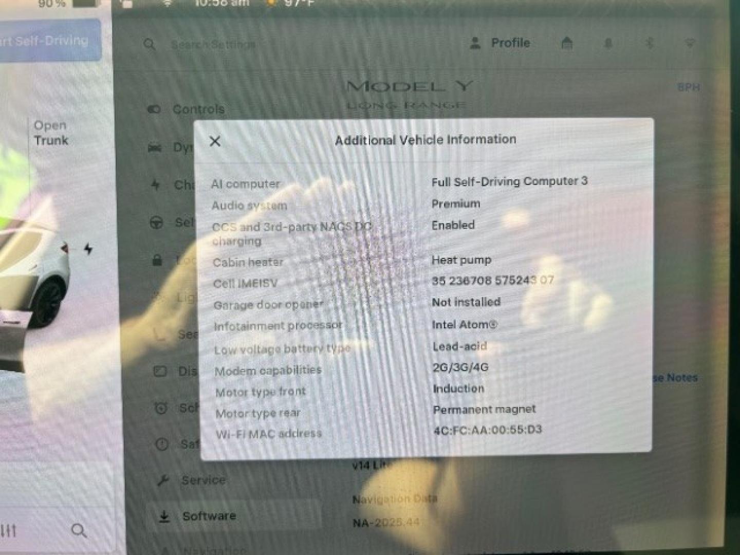 2020 Green /Black Tesla Model Y Long Range Dual Motor All-Wheel Drive (5YJYGDEE0LF) with an ELECTRIC engine, 1-Speed Automatic transmission, located at 1865 East Red Hills Pkwy, St. George, 84770, (435) 628-0023, 37.120850, -113.543640 - Excellent Tesla Model Y Long Range All Wheel Drive with FSD PAID FOR ($8k Full Self Driving Subscription fully transfers to new owner. Lock in FSD for life! 5 Seats HW3, Black Premium Interior and exterior in great condition. Wrapped Green - White original Every Tesla we sell has had cabin air fil- Photo#2