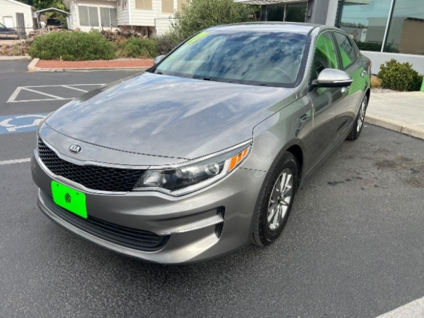 2017 Titanium Silver /Black Kia Optima LX Turbo (5XXGT4L12HG) with an 1.6L I-4 gasoline direct injection engine, Automatic transmission, located at 1865 East Red Hills Pkwy, St. George, 84770, (435) 628-0023, 37.120850, -113.543640 - We specialize in helping ALL people get the best financing available. No matter your credit score, good, bad or none we can get you an amazing rate. Had a bankruptcy, divorce, or repossessions? We give you the green light to get your credit back on the road. Low down and affordable payments that fit- Photo#2
