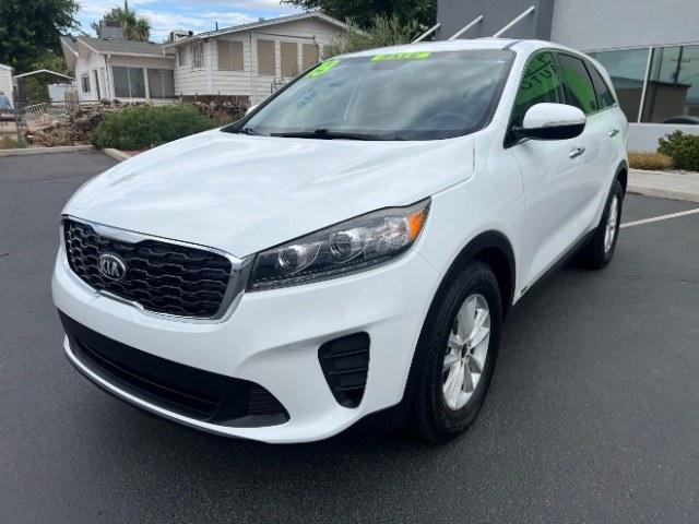 2019 Snow White Pearl /Stone Beige Kia Sorento 3.3L LX (5XYPGDA59KG) with an Lambda II 3.3L V-6 gasoline direct injection engine, AUTOMATIC transmission, located at 940 North Main Street, Cedar City, UT, 84720, (435) 628-0023, 37.692936, -113.061897 - This 2019 Kia Sorento LX is $11,000 in Cedar City. Mileage on the card is 118,379. Listed sales price includes $300 doc fee. 4 REASONS TO BUY FROM 4 SEASONS ~~CERTIFIED PREOWNED - This vehicle has gone through a 50 point inspection and road test. We fixed everything that was broken or worn out. O- Photo#2