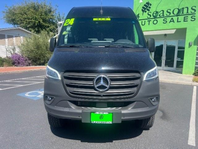 2024 Jet Black /Black Mercedes-Benz Sprinter 2500 Standard Roof 4-Cyl Diesel HO (W1Z4NFVY4RP) with an 2L I-4 diesel direct injection engine, Automatic transmission, located at 1865 East Red Hills Pkwy, St. George, 84770, (435) 628-0023, 37.120850, -113.543640 - Versatile Southern Utah travel starts with this 2024 Mercedes-Benz Sprinter 2500 Standard Roof Passenger Van. Its 2.0L turbo diesel engine, automatic transmission, and all-wheel drive make it a smart fit for group travel, shuttle duty, work crews, and custom builds. With 42960 miles, this Sprinter i- Photo#1