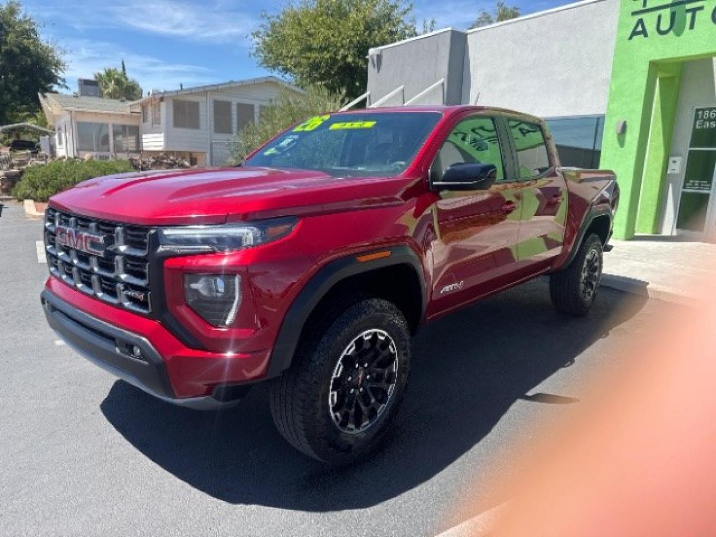2026 Volcanic Red Tintcoat /Jet Black/Timber GMC Canyon AT4, 4WD (1GTP2DEK9T1) with an 2.7L I-4 direct injection engine, Automatic transmission, located at 1865 East Red Hills Pkwy, St. George, 84770, (435) 628-0023, 37.120850, -113.543640 - Practically new and ready for Southern Utah? This Volcanic Red Tintcoat 2026 GMC Canyon AT4 4WD brings a VIN-decoded 2.7L TurboMax 4-cylinder, 8-speed automatic, and confident 4x4 traction for daily driving, trailheads, and work. With only 13,031 miles, it has the look and capability of a fresh pick- Photo#2