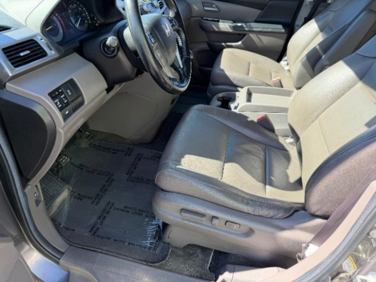 2013 Smoky Topaz Metallic /Truffle Honda Odyssey EX-L (5FNRL5H65DB) with an 3.5L V-6 i-VTEC variable valve control engine, Automatic transmission, located at 1865 East Red Hills Pkwy, St. George, 84770, (435) 628-0023, 37.120850, -113.543640 - Versatile Southern Utah travel starts with this 2013 Honda Odyssey EX-L. Its 3.5L V6 engine, automatic transmission, and front-wheel drive make it a smart fit for school runs, road trips, and family errands. With 152993 miles, this Odyssey is ready for its next adventure. The EX-L adds leather seat- Photo#17
