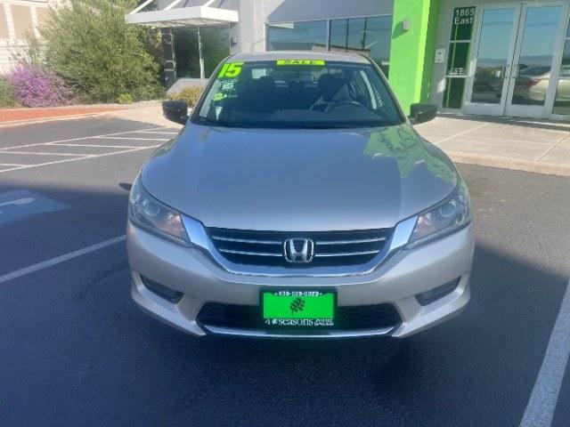 2015 Champagne Frost Pearl /Black Honda Accord Sport (1HGCR2F53FA) with an 2.4L I-4 gasoline direct injection engine, Automatic transmission, located at 1865 East Red Hills Pkwy, St. George, 84770, (435) 628-0023, 37.120850, -113.543640 - We specialize in helping ALL people get the best financing available. No matter your credit score, good, bad or none we can get you an amazing rate. Had a bankruptcy, divorce, or repossessions? We give you the green light to get your credit back on the road. Low down and affordable payments that fit- Photo#1