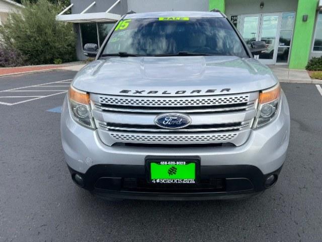 2015 Ingot Silver Metallic /Charcoal Black, leather Ford Explorer XLT FWD (1FM5K7D86FG) with an 3.5L V6 DOHC 24V engine, 6-Speed Automatic transmission, located at 1865 East Red Hills Pkwy, St. George, 84770, (435) 628-0023, 37.120850, -113.543640 - Versatile Southern Utah travel starts with this 2015 Ford Explorer XLT FWD. Its 3.5L V6, 6-speed automatic, and front-wheel drive make it a smart fit for school runs, family trips, and road adventures. With 132,787 miles, this Explorer is ready for its next adventure. The XLT adds charcoal black le- Photo#1