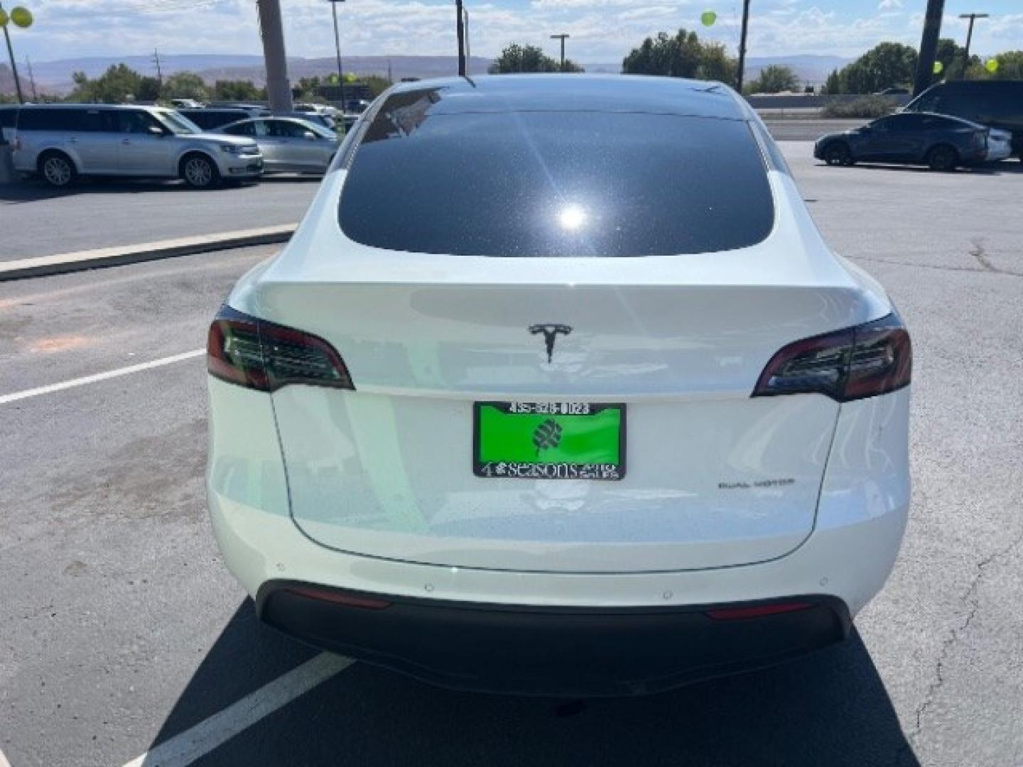 2021 Pearl White Multi-Coat /Black Tesla Model Y Long Range Dual Motor All-Wheel Drive (5YJYGDEE6MF) with an ELECTRIC engine, Electric transmission, located at 1865 East Red Hills Pkwy, St. George, 84770, (435) 628-0023, 37.120850, -113.543640 - Full Self Driving paid for! ($10k add on) Tesla Model Y All Wheel Drive HW3 and 5 Seats, Great tires, Power frunk, small scratch on rear bumper Interior is in great condition. Dont let the miles scare you this Tesla has been thoroughly inspected and has plenty of life. Every Tesla we sell has had- Photo#7