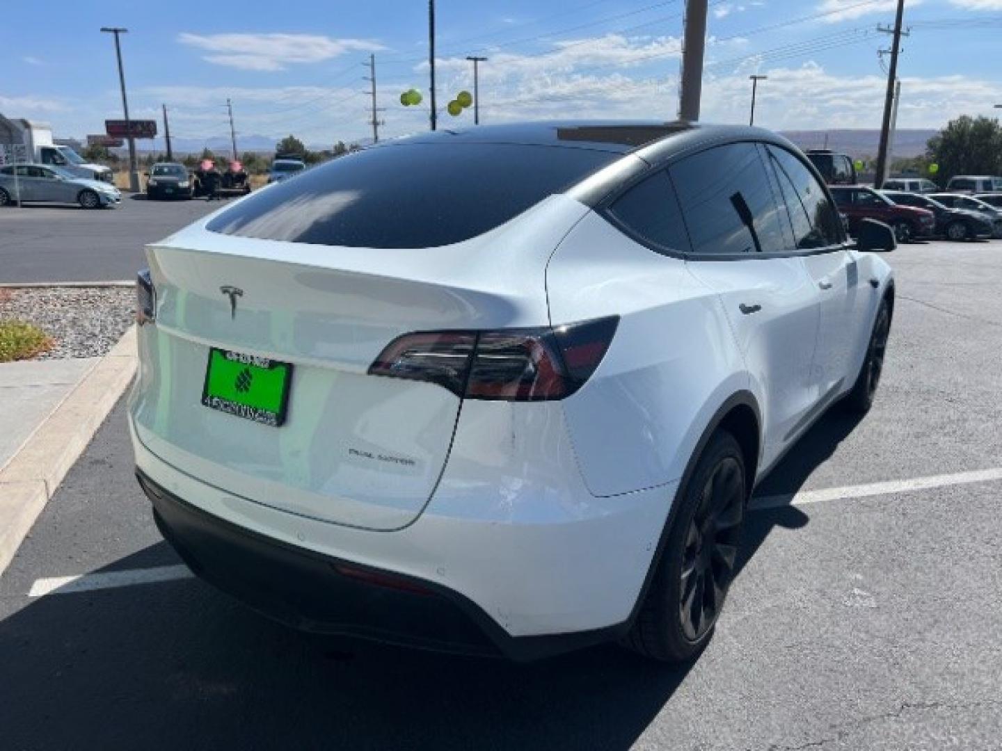 2021 Pearl White Multi-Coat /Black Tesla Model Y Long Range Dual Motor All-Wheel Drive (5YJYGDEE6MF) with an ELECTRIC engine, Electric transmission, located at 1865 East Red Hills Pkwy, St. George, 84770, (435) 628-0023, 37.120850, -113.543640 - Full Self Driving paid for! ($10k add on) Tesla Model Y All Wheel Drive HW3 and 5 Seats, Great tires, Power frunk, small scratch on rear bumper Interior is in great condition. Dont let the miles scare you this Tesla has been thoroughly inspected and has plenty of life. Every Tesla we sell has had- Photo#8