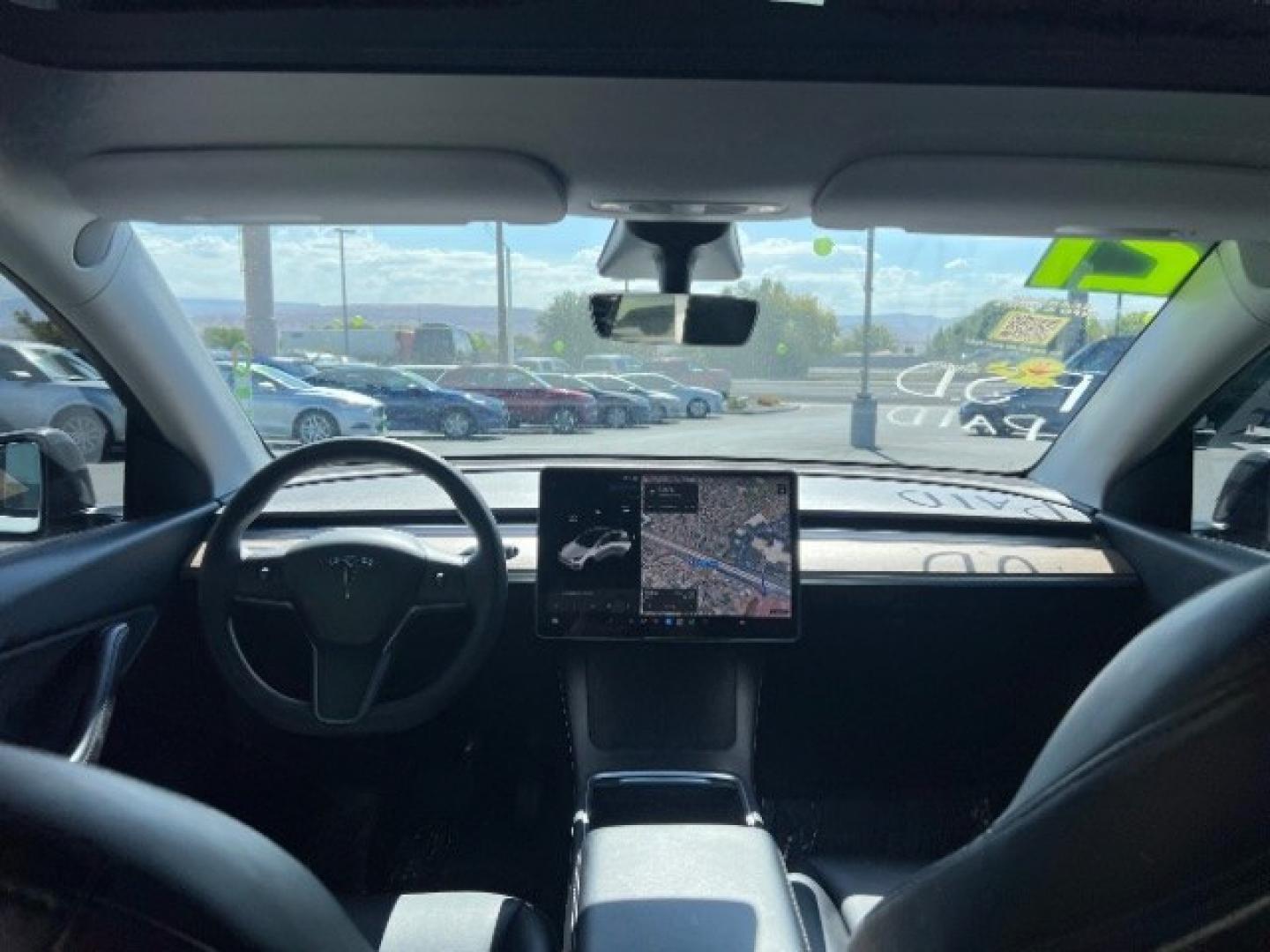 2021 Pearl White Multi-Coat /Black Tesla Model Y Long Range Dual Motor All-Wheel Drive (5YJYGDEE6MF) with an ELECTRIC engine, Electric transmission, located at 1865 East Red Hills Pkwy, St. George, 84770, (435) 628-0023, 37.120850, -113.543640 - Full Self Driving paid for! ($10k add on) Tesla Model Y All Wheel Drive HW3 and 5 Seats, Great tires, Power frunk, small scratch on rear bumper Interior is in great condition. Dont let the miles scare you this Tesla has been thoroughly inspected and has plenty of life. Every Tesla we sell has had- Photo#23