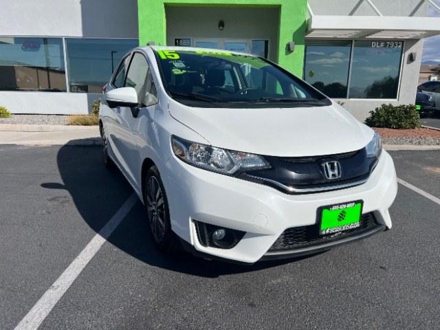 2015 White Orchid Pearl /Black Honda Fit EX-L | EX (3HGGK5H83FM) with an 1.5L I-4 gasoline direct injection engine, Automatic transmission, located at 940 North Main Street, Cedar City, UT, 84720, (435) 628-0023, 37.692936, -113.061897 - Versatile Southern Utah travel starts with this 2015 Honda Fit EX-L/EX. Its 1.5L 4-cylinder engine, CVT automatic transmission, and front-wheel drive make it a smart fit for commuting, errands, and easy Southern Utah trips. With 119601 miles, this Fit is ready for its next adventure. The EX-L/EX ad- Photo#0